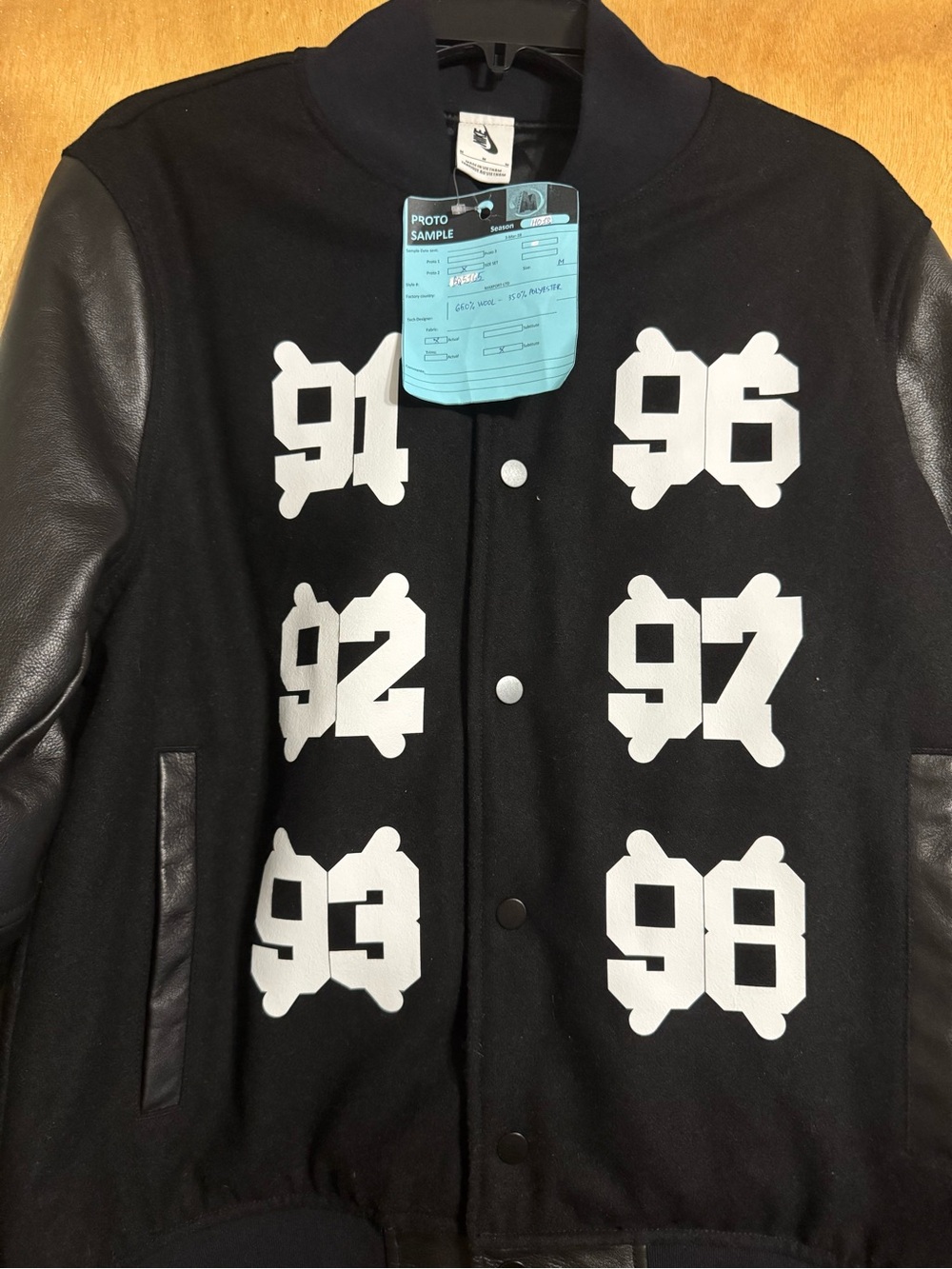 Unreleased Sample Jordan Varsity Jacket